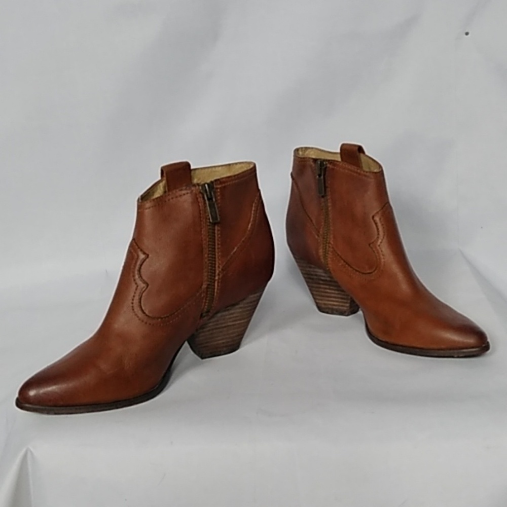 Frye Reina Leather Booties size 6 - Picture 4 of 7